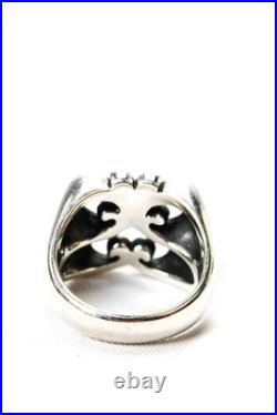 James Avery Womens Sterling Silver Open Spring Butterfly Ring Size 6 8.6g