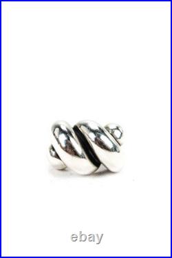 James Avery Womens Sterling Silver Sisterhood Twisted Knot Ring Size 5.25 14.4g