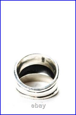 James Avery Womens Sterling Silver Triple Segment Dome Ring Size 5.75 11.7g