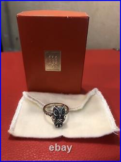 James Avery Woodland Owl Ring RARE RING RETIRED SIZE 10 WITH BOX