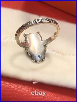 James Avery Woodland Owl Ring RARE RING RETIRED SIZE 10 WITH BOX