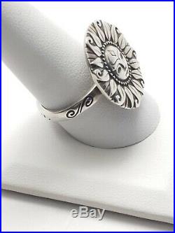 James Avery You Are My Sunshine Sun Ring. Retired. Rare. 925 Preowned Size 10