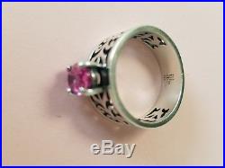 James Avery adoree ring with pink sapphire size 8 Beautiful condition