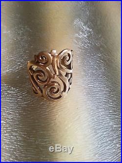 James Avery gold open sorrento ring Size 5 1/2