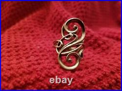 James Avery ring size 9 Electra silver retired design