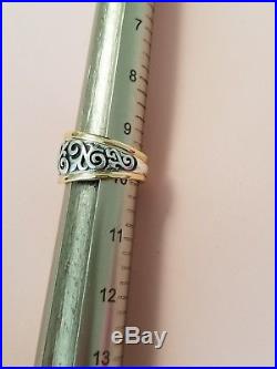 James Avery scrolled fleur-de-lis ring size 9.5. Excellent pre-owned condition
