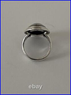 James Avery sterling silver copper hammered dome ring size 7.5