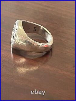 James Avery super rare men's Christian chi-rho signet ring