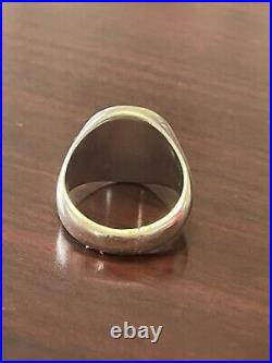James Avery super rare men's Christian chi-rho signet ring