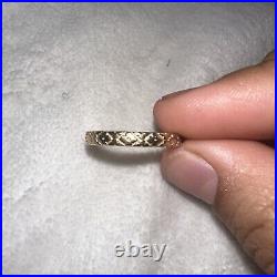 James avery 14 gold floral garland ring size 5.5