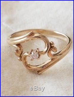 James avery 14k Petite Diamond Ring