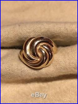 James avery 14kt ring french twist size 7
