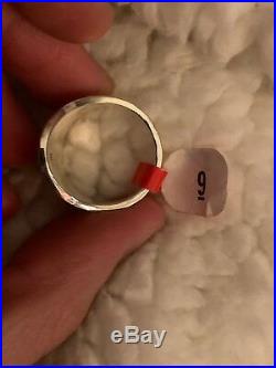 James avery retired hammered oval ring NWT BIN