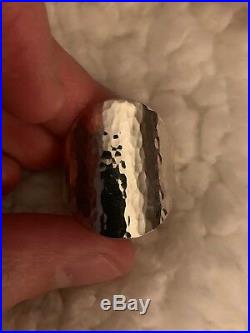 James avery retired hammered oval ring NWT BIN