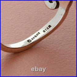 James avery sterling silver retired elongated scroll ring size 8.5