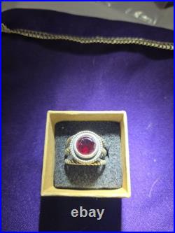 James avery twisted wire garnet ring 7.5