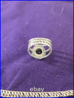 James avery twisted wire garnet ring 7.5