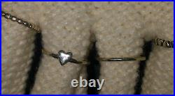 Lot 4 James Avery Stackable Rings Beaded Lots Of Love Textured Faith Size 6.5