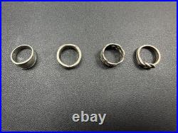 Lot Of 4 Sterling James Avery Rings L11
