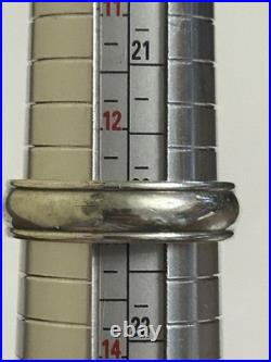 Lot Of 5 James Avery Silver Bands. 925, Sizes 8,9,11,13. Smaller Band Is 9.25