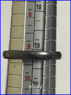 Lot Of 5 James Avery Silver Bands. 925, Sizes 8,9,11,13. Smaller Band Is 9.25