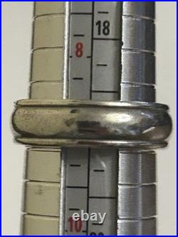 Lot Of 5 James Avery Silver Bands. 925, Sizes 8,9,11,13. Smaller Band Is 9.25