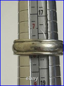 Lot Of 5 James Avery Silver Bands. 925, Sizes 8,9,11,13. Smaller Band Is 9.25