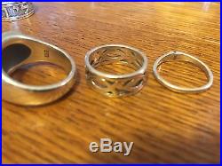 Lot Of James Avery Rings In Sterling Silver