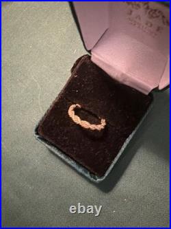 Lovely James Avery 14k Gold Rope Ring Size 5