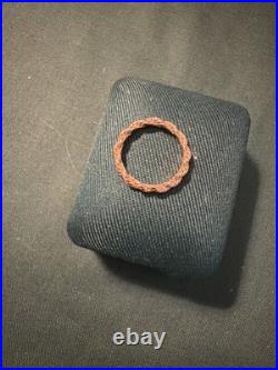 Lovely James Avery 14k Gold Rope Ring Size 5