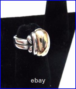 Medium Thatch Dome Ring Retired James Avery Super Rare Size