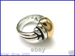 Medium Thatch Dome Ring Retired James Avery Super Rare Size