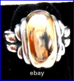 Medium Thatch Dome Ring Retired James Avery Super Rare Size