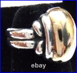 Medium Thatch Dome Ring Retired James Avery Super Rare Size