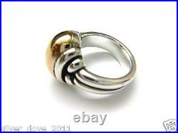 Medium Thatch Dome Ring Retired James Avery Super Rare Size