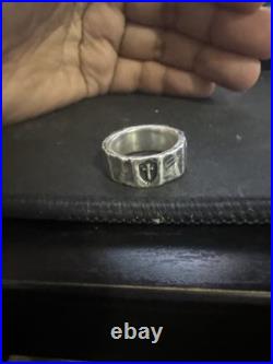 Men's James Avery Forged Faith Hope And Ring Sterling Silver