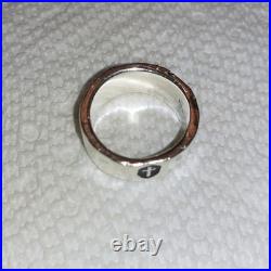 Men's James Avery Forged Faith Hope And Ring Sterling Silver Sz 8.75
