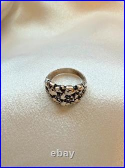 Men's James Avery Solid Sterling Silver Nugget Ring Men's James Avery Solid Sterling Silver Nugget Ring
