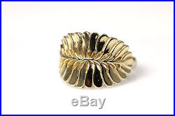 Mimosa Leaf Design JAMES AVERY 14K Yellow Gold Size 7.5 Ring (RIN3659)