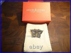 NEW James Avery 6.5 Mariposa Butterfly Ring Sterling Silver 925/Bronze RETIRED