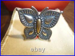 NEW James Avery 6.5 Mariposa Butterfly Ring Sterling Silver 925/Bronze RETIRED