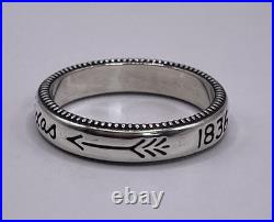 NEW Retired James Avery Texas My Texas Ring Size 7.5 Sterling Silver 925