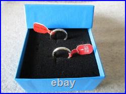 NOS JAMES AVERY SET WEDDING RING BANDS 3mm SZ 5/SZ 6 STERLING SILVER 925-6.65g