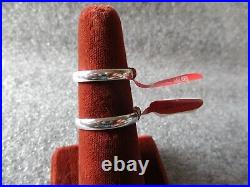 NOS JAMES AVERY SET WEDDING RING BANDS 3mm SZ 5/SZ 6 STERLING SILVER 925-6.65g NOS JAMES AVERY SET WEDDING RING BANDS 3mm SZ 5/SZ 6 STERLING SILVER 925-6.65g