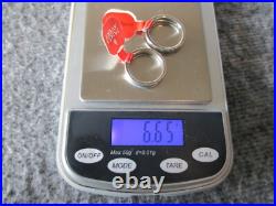 NOS JAMES AVERY SET WEDDING RING BANDS 3mm SZ 5/SZ 6 STERLING SILVER 925-6.65g NOS JAMES AVERY SET WEDDING RING BANDS 3mm SZ 5/SZ 6 STERLING SILVER 925-6.65g