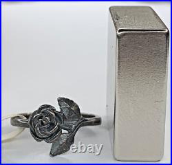 Never Worn! NWT Rare Retired Vintage James Avery Sterling 925 Rose Ring SZ 5.5