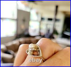 RARE! Gorgeous James Avery Pearl Ring Size 6 Vintage Beautiful Piece