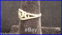 RARE James Avery 14k Sold Yellow Gold Open Lace Knot Ring 3.9 Grams SZ 9 UNIQUE
