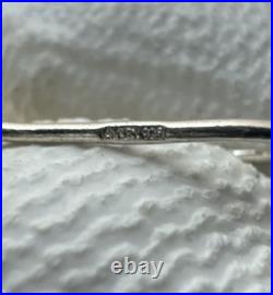 RARE James Avery Retired 925 Sterling Silver Bronze Dangle Earrings