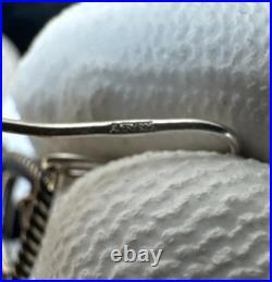 RARE James Avery Retired 925 Sterling Silver Bronze Dangle Earrings